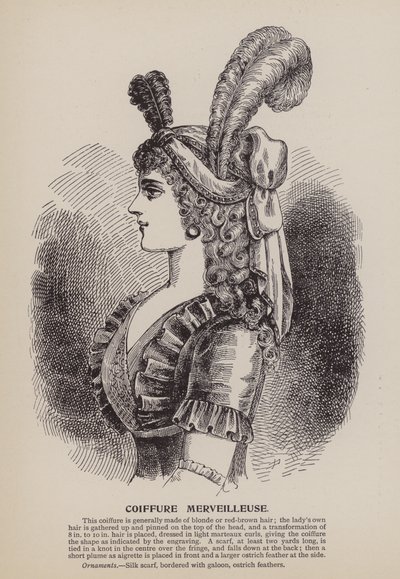 Marvelous Hairstyle by English School