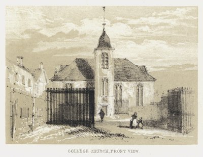 College Church, Front View by English School