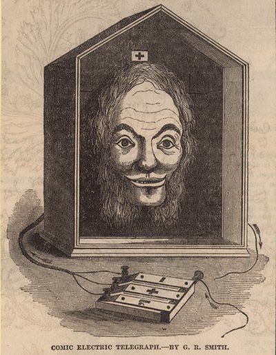 Comic Electric Telegraph by G. E. Smith by English School