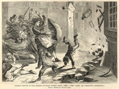 Common Objects in the Streets of Paris During Shell Time by English School
