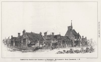 Competitive Design for Schools and Residence, Bettesworth Road, Swanwore, Isle of Wight by English School