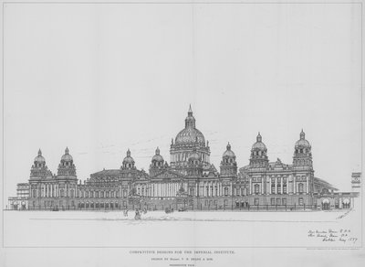 Competitive Designs for the Imperial Institute by English School