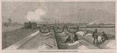 Concrete Foundation for the Northern Outfall Tunnels by English School