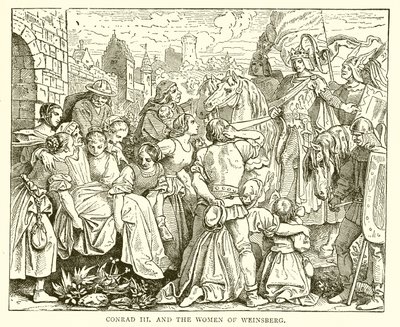 Conrad III and the Women of Weinsberg by English School