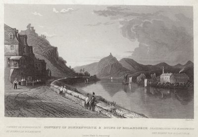 Convent of Nonnenworth and Ruins of Rolandseck by English School