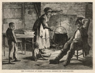 Cooking shrimps in Charlestown by English School