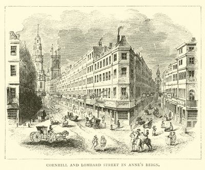 Cornhill and Lombard Street in Anne