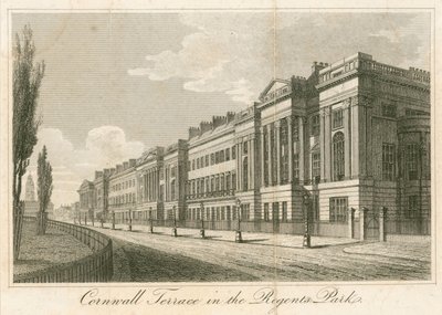 Cornwall Terrace, Regents Park, London by English School