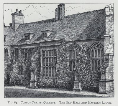 Corpus Christi College, the Old Hall and Master
