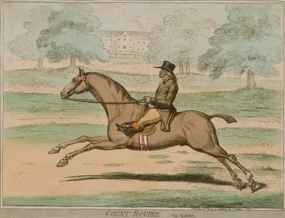 Count Roupee, Ridden by Paul Benfield in Hyde Park, London by English School