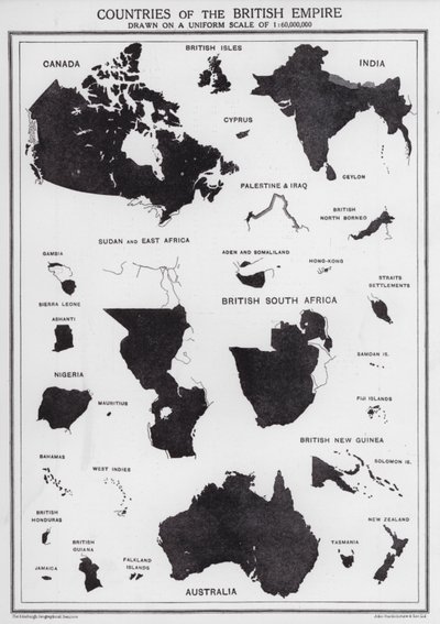 Countries of the British Empire by English School