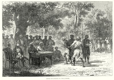 Court of Justice in the Jungle by English School