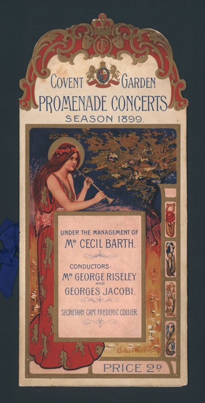 Covent Garden, Promenade Concerts, season 1899 by English School