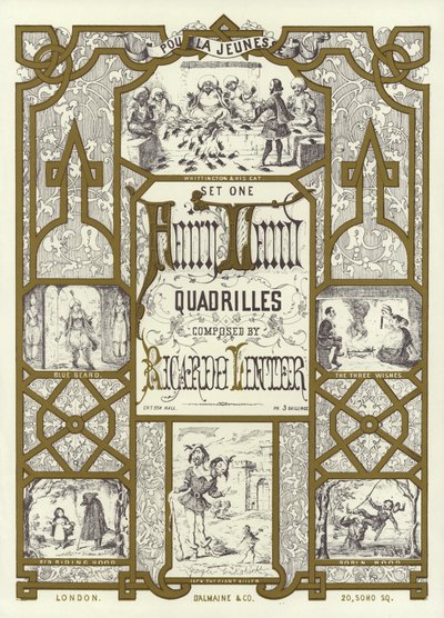 Cover Image of Set One of Fairy Land Quadrilles Composed by Ricardo Lenter by English School