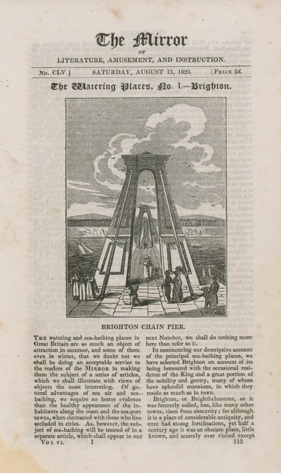 Cover of The Mirror of Literature, Amusement and Instruction by English School