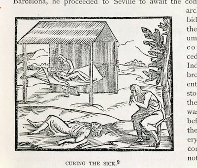 Curing the Sick, Natives of Hispaniola, from 