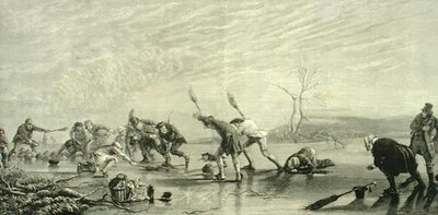 Curling in c.1880, from 
