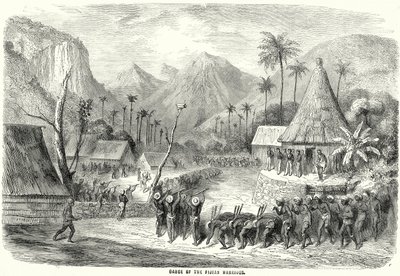 Dance of the Fijian Warriors by English School
