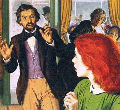 Dante Gabriel Rossetti and His Perfect Model, Elizabeth Siddal by English School