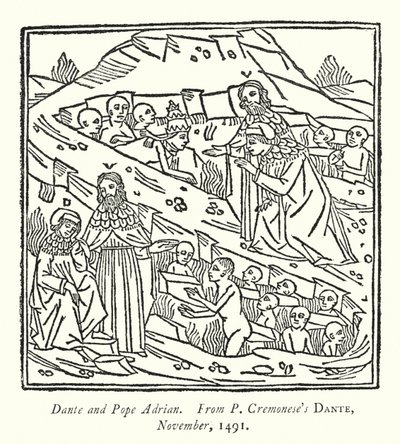 Dante and Pope Adrian, From P Cremonese