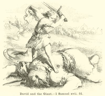 David and the Giant by English School