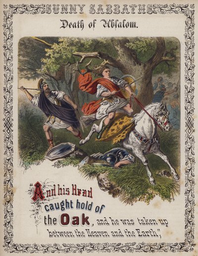 Death of Absalom by English School