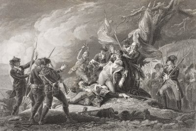 Death of General Montgomery at the Battle of Quebec, from 