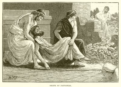 Death of Pausanias by English School