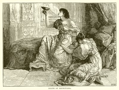 Death of Sophonisba by English School