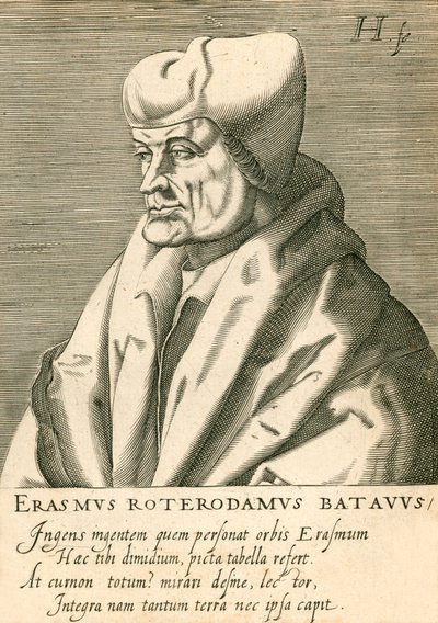 Desiderius Erasmus by English School