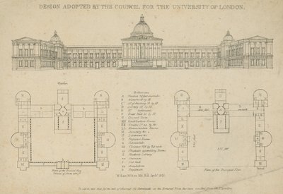 Design Adopted by the Council for the University of London by English School