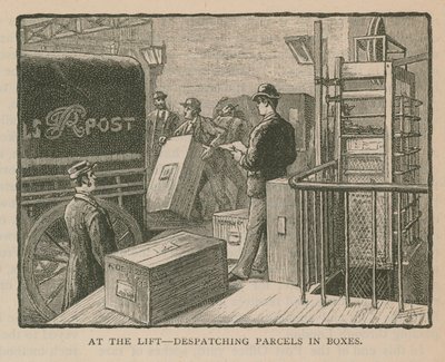 Despatching Parcels in Boxes by English School