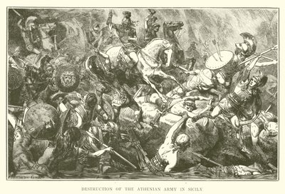 Destruction of the Athenian Army in Sicily by English School