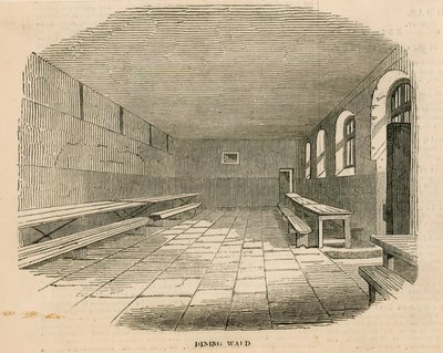 Dining Ward at Newgate Prison by English School