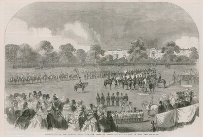 Distribution of the Victoria Cross, the New Order of Valour, by Her Majesty in Hyde Park by English School
