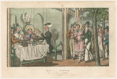 Doctor Syntax at Vauxhall Gardens by English School