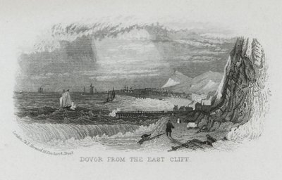 Dover from the East Cliff, Kent by English School