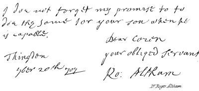 Dr. Roger Altham by English School