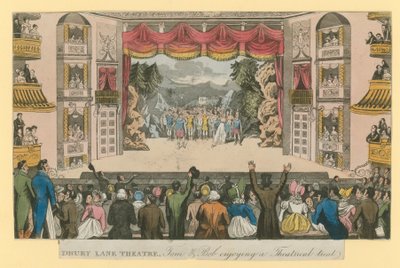 Drury Lane Theatre: Tom and Bob Enjoying a Theatrical Treat by English School