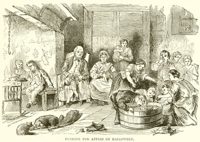 Ducking for Apples on Halloween by English School