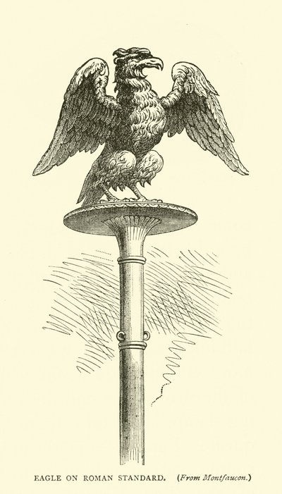 Eagle on Roman Standard by English School