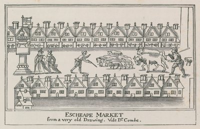 Eastcheap, Circa 1598 by English School