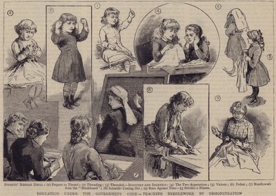 Education Under the Government Code - Teaching Needlework by Instruction by English School