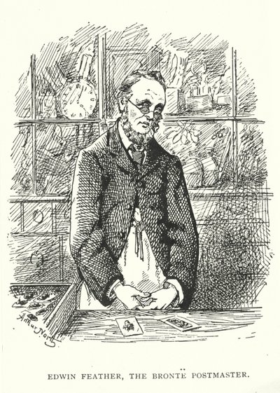 Edwin Feather, the Bronte postmaster by English School
