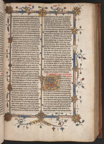 Egerton 617, Wycliffite Bible, before 1397 by English School