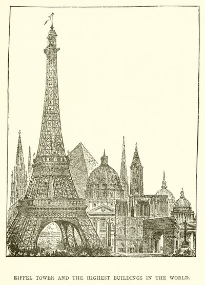 Eiffel Tower and the Highest Buildings in the World by English School