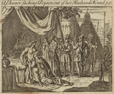 Eleanor of Castile, Queen Consort of King Edward I of England, Sucking Poison Out of Her Husband