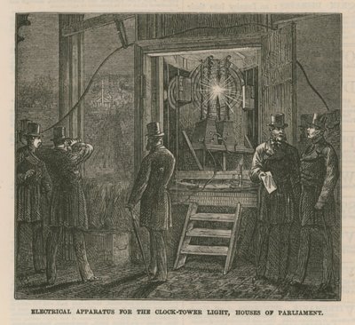 Electrical Apparatus for the Clock Tower Light, Houses of Parliament by English School