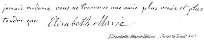 Elizabeth-Marie-Helene, Sister to Louis XVI by English School