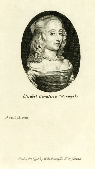 Elizabeth, Countess of Warwick by English School